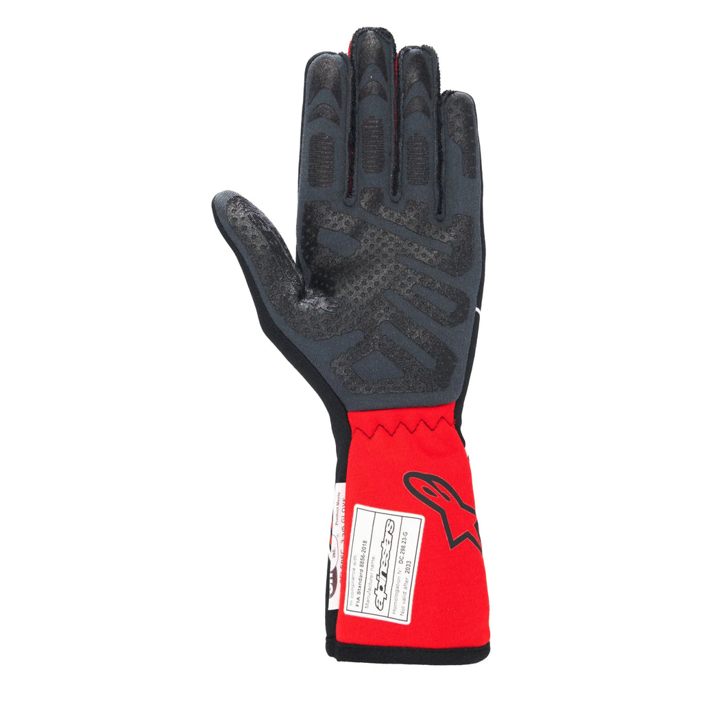 Alpinestars Tech-1 Start V4 Gloves - FIA 8856-2018 Certified, SFI Rated, Pre-Curved Design For Racing & Motorsport