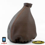 Nardi Brown Perforated Leather Gear Shift Boot