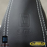 Nardi Leather Silver Stitching Hand Brake Boot