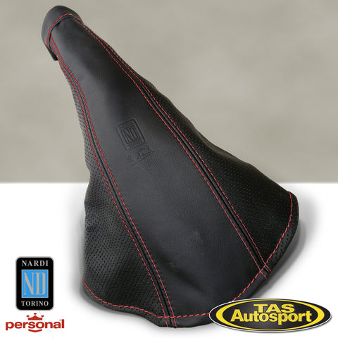 Nardi Leather Red Stitching Hand Brake Gaiter