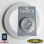 Nardi White Anodized Sterring Wheel Trim Ring