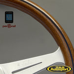 Nardi ND Classic Mahogany Satin Spokes 390 Steering Wheel