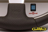 Nardi ND 1 MetalBlack LeatherGlossy Spokes350mm Steering Wheel