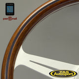 Nardi ND Classic Mahogany White Spokes 360mm Steering Wheel #5062.36.1000