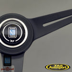 Nardi ND Classic Mahogany Wood Black Spokes 390mm Steering Wheel