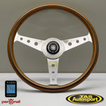 Nardi Classic Mahogany Glossy Spokes 360mm Steering Wheel