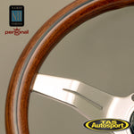 Nardi Deep Corn Mahogany Aluminium 330 Steering Wheel