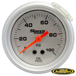Speco Meter 2 inch 100 psi Mechanical Oil Pressure Gauge