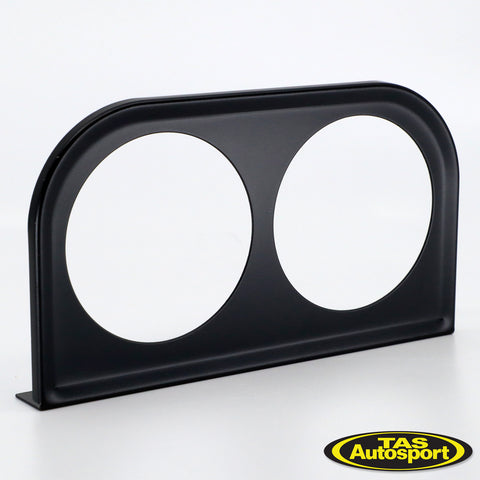 Speco 2" 52mm Dual Gauge Mounting Panel Black