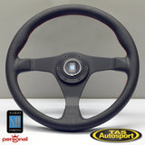 Nardi Gara 3/0 Leather Red Stitching 35mm Steering Wheel