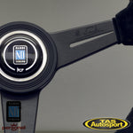 Nardi Classic Suede Black Stitching 340 Steering Wheel