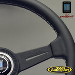 Nardi ND Classic Leather Grey Stitching 340 Steering Wheel