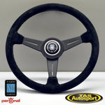 Nardi ND Classic Suede Black Stitching 360 Steering Wheel
