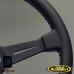 Nardi ND Classic Leather Grey Stitching 390mm Steering Wheel