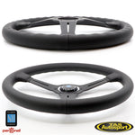 Nardi ND Classic Perforated Leather Black Stitching 360 Steering Wheel