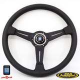 Nardi ND Classic Perforated Leather Black Stitching 360 Steering Wheel