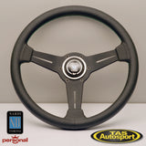 Nardi Classic Leather Green Stiching 360 Steering Wheel