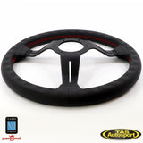 Nardi Deep Corn Leather Red Signature 330mm Steering Wheel