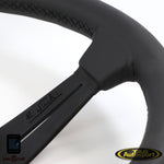 Nardi Deep Corn Smooth Leather Black Stitching 350 Steering Wheel