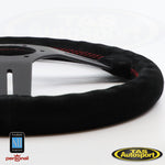 Nardi ND Competition Suede Red Stitching 330mm Steering Wheel