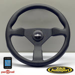 Nardi Grinta Leather Black Stitching 350 Steering Wheel 6430.35.2071