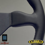 Nardi Grinta Leather Black Stitching 350 Steering Wheel 6430.35.2071
