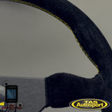 Nardi Grinta Suede Yellow Stitching 350 Steering Wheel