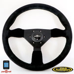 Nardi Neo Grinta Suede Black Stitching 350mm Steering Wheel