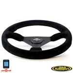 Nardi Neo Grinta Suede Black Stitching 350mm Steering Wheel