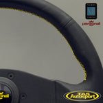 Nardi Neo Actis Leather Yellow Stiching 350 Steering Wheel
