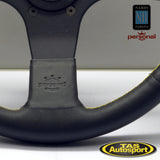 Nardi Neo Actis Leather Yellow Stiching 350 Steering Wheel