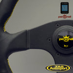 Nardi Neo Actis Leather Yellow Stiching 350 Steering Wheel