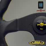 Nardi Neo Actis Leather Yellow Stiching 350 Steering Wheel