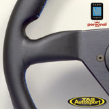 Nardi Neo Eagle 6499.34.2090 Leather Blue Stitching 345 Steering Wheel
