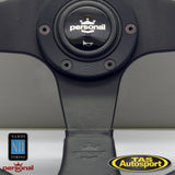 Nardi Thunder Black Leather 350 Steering Wheel