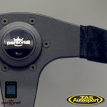 Nardi Pole Position Suede Silver Emblem 350 Steering Wheel