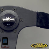 Nardi Pole Position Suede Silver Emblem 350 Steering Wheel