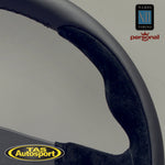 Nardi Pole Position Suede Silver Emblem 350 Steering Wheel