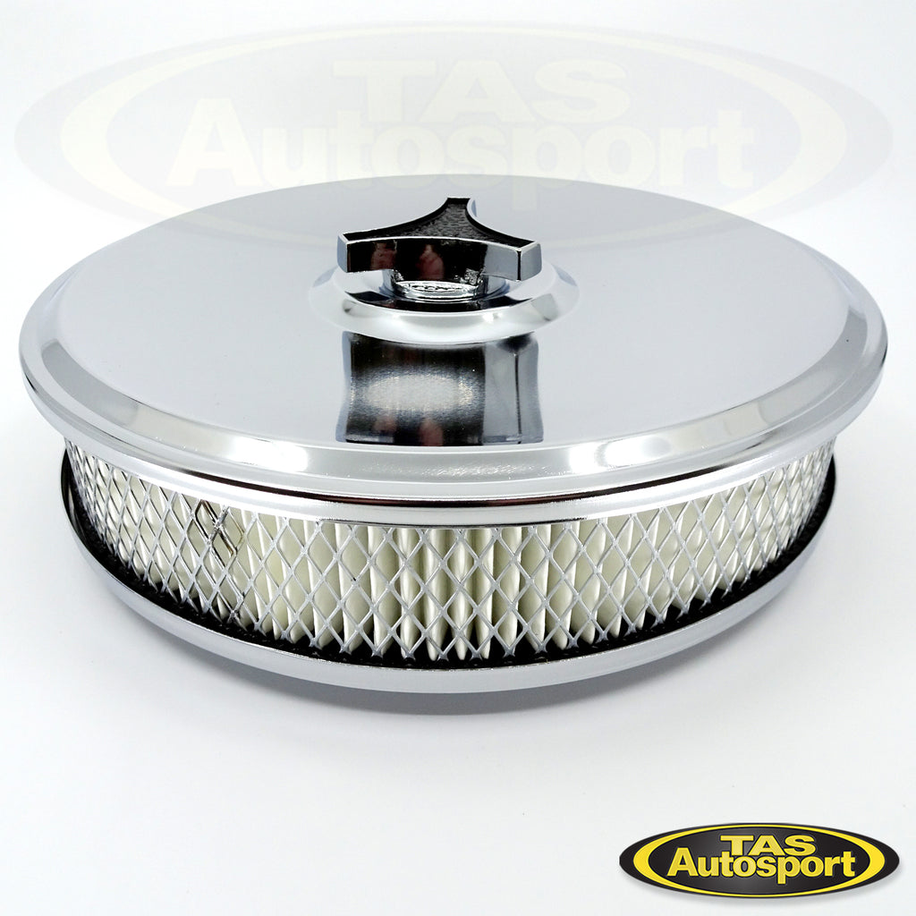 Holley Air Cleaner - 14 Chrome