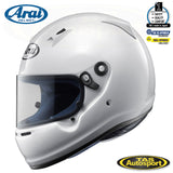 Arai CK-6 White Jnr Helmet – Tas Autosport