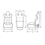 Drift Blade Seat Black ADR Compliant