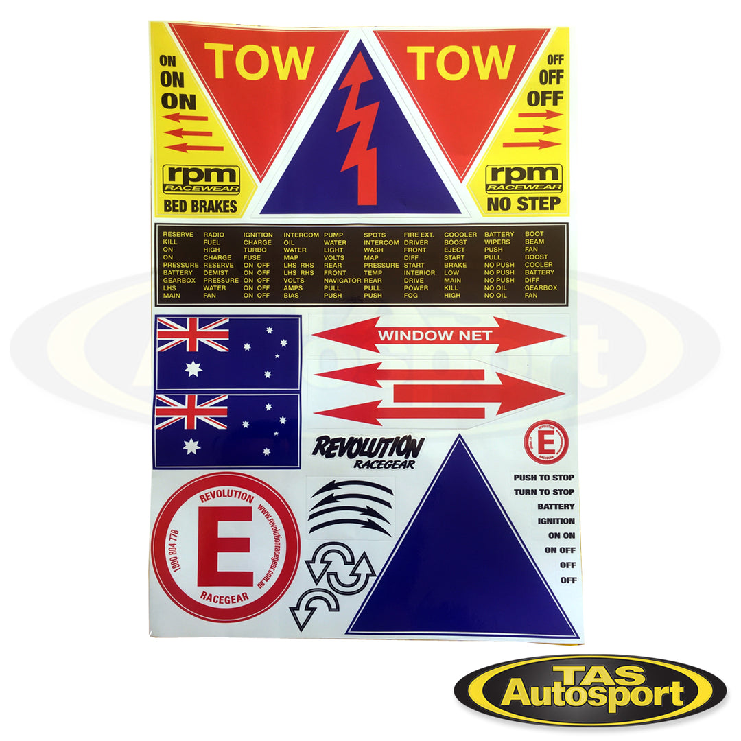 Car Racing Decal Sheet – Tas Autosport