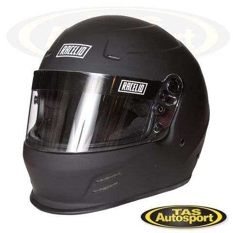 Racelid DFX Matt Black Car Racing Helmet