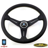 Nardi Deep Corn Perforated Leather Gold Stitching 350mm Steering Wheel
