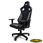 SAAS EXECUTIVE OFFICE CHAIR BLACK WITH CARBON ACCENTS GAMING