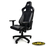 SAAS EXECUTIVE OFFICE CHAIR BLACK WITH CARBON ACCENTS GAMING