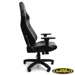 SAAS EXECUTIVE OFFICE CHAIR BLACK WITH CARBON ACCENTS GAMING