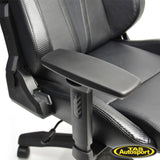 SAAS EXECUTIVE OFFICE CHAIR BLACK WITH CARBON ACCENTS GAMING
