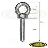 50mm Car Racing Harness Eye Bolt