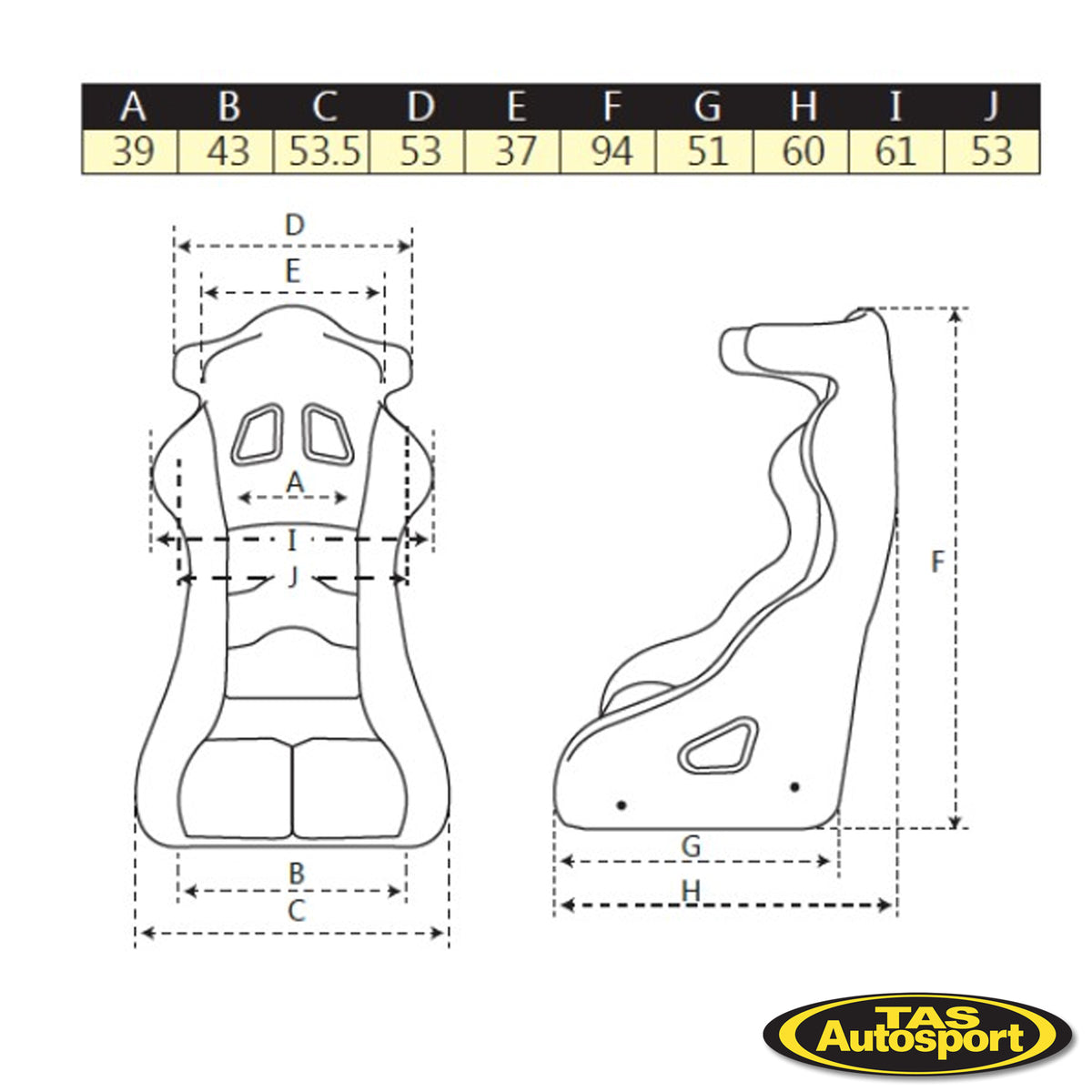 RPM FORTRESS SEAT – Tas Autosport
